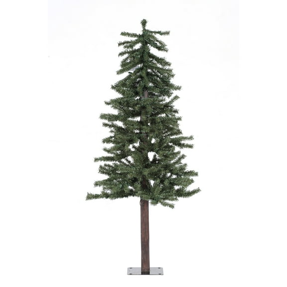 Vickerman 5' Natural Alpine Artificial Christmas Tree, Unlit - Faux Christmas Tree - Seasonal Indoor Home Decor