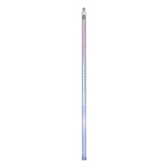 Vickerman 5 Pack of 36" Red-White-Blue LED SnowFall Tube Bulb, C9-E17 Nickel Base.