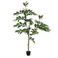 thumbnail image 1 of Vickerman 5' Potted Artificial Green Nandina Tree., 1 of 9