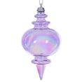 thumbnail image 1 of Vickerman  5 in. Lavender Iridescent Finial Ornament - 3 per Bag, 1 of 1