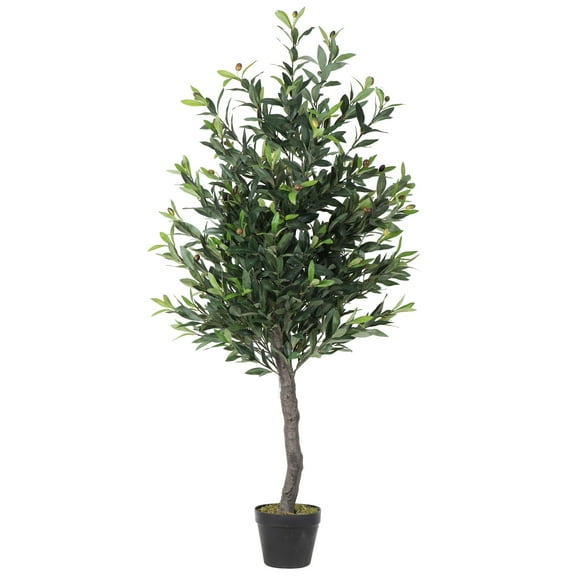 Vickerman 50" Artificial Potted Olive Tree.