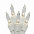thumbnail image 1 of Vickerman 50 Clear Mini Light Set on White Wire, 16' Christmas Light Strand, 1 of 2
