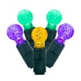 thumbnail image 1 of Vickerman 50 Marti Gras G12 LED Light on Green Wire, 25' Christmas Single Mold Light Strand, 1 of 2
