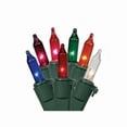thumbnail image 1 of Vickerman 50 Multi-Colored Twinkle Mini-Lights on Green Wire, 23' Christmas Light Strand, 1 of 2