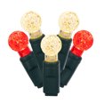 thumbnail image 1 of Vickerman 50 Red-Warm White G12 LED Light on Green Wire, 25' Christmas Single Mold Light Strand, 1 of 2