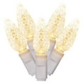 thumbnail image 1 of Vickerman 50 Warm White C6 LED Light on White Wire, 25' Christmas Single Mold Light Strand, 1 of 2