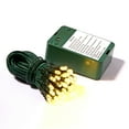 thumbnail image 1 of Vickerman 50 Warm White LED, 15' Battery Operated Christmas Light Strand., 1 of 2