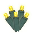 thumbnail image 1 of Vickerman 50 Yellow Twinkle Wide Angle LED Light on Green Wire, 25' Light Strand., 1 of 7