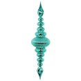 thumbnail image 1 of Vickerman 576533 - 41" Teal Shiny Finial Christmas Tree Ornament (M183842), 1 of 1