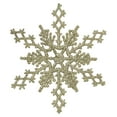 thumbnail image 1 of Vickerman 6.25" Champagne Glitter Snowflake 12/Pvc Bx, 1 of 2