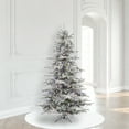 thumbnail image 1 of Vickerman 6.5' Flocked Sierra Fir Artificial Christmas Tree, Multi-Colored LED Dura-Lit lights, 1 of 4
