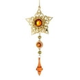 thumbnail image 1 of Vickerman 6.5" Mocha Jewel Metal Star with Dangle Christmas Ornament, 1 of 1