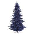 thumbnail image 1 of Vickerman 6.5' Navy Blue Fir Artificial Christmas Tree, Unlit, 1 of 4