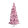 thumbnail image 1 of Vickerman 6.5' Pink Fir Slim Artificial Christmas Tree, Unlit, 1 of 4