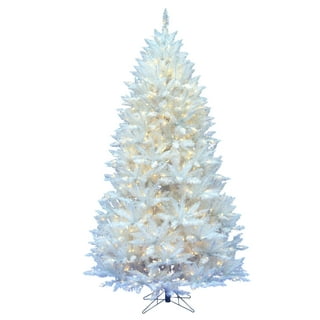Naomi Home 7.5ft Frosted Christmas Tree with Lights, Realistic Snow Flocked  Christmas Tree Prelit with 3266 Branch Tips, 650 Warm Lights and Metal