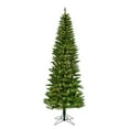 thumbnail image 1 of Vickerman 6.5' x 32" Creswell Pine Artificial Christmas Pencil Tree, Warm White Dura-Lit® LED Lights, 1 of 4