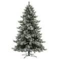 thumbnail image 1 of Vickerman 6.5' x 53" Flocked Cayce Pine Artificial Christmas Tree, Unlit, 1 of 2