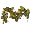 thumbnail image 1 of Vickerman 6' Artificial Green Magnolia Garland., 1 of 2