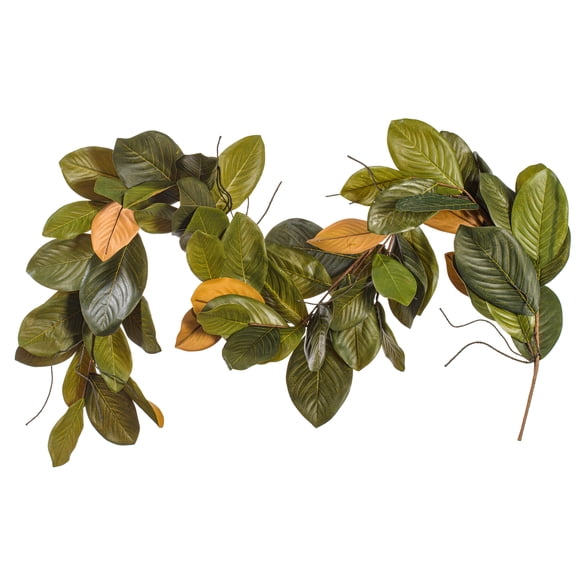 Vickerman 6' Artificial Green Magnolia Garland.