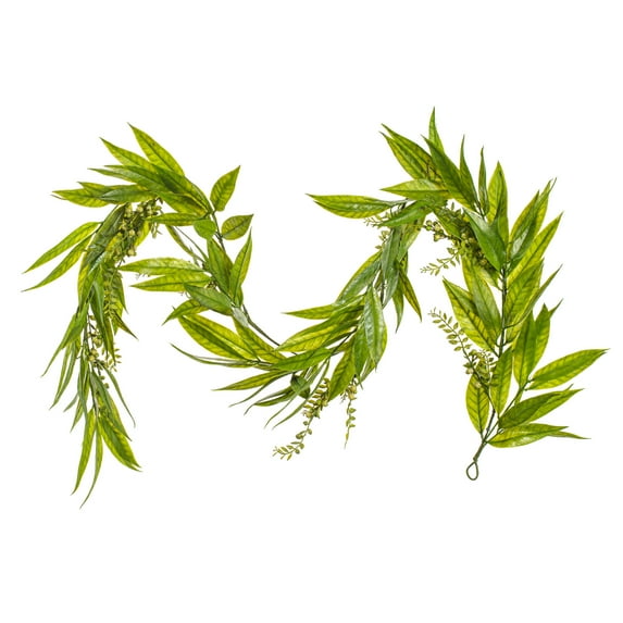 Vickerman 6' Artificial Green Willow Garland.