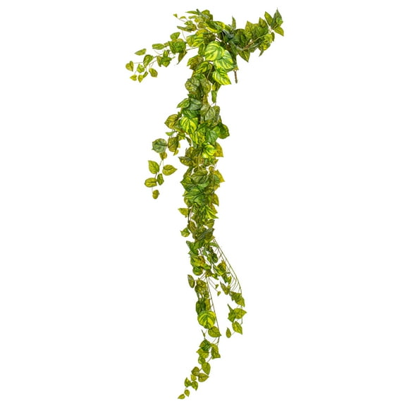Vickerman 6' Artificial Pothos Hanging Bush.