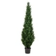 thumbnail image 1 of Vickerman 6' Artificial Potted Green Cedar Tree., 1 of 6