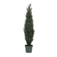 thumbnail image 1 of Vickerman 6' Artificial UV Resistant Pond Cypress Tree in Two Tone Green Pot., 1 of 3