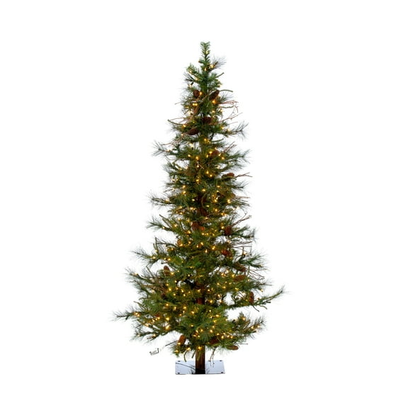 Vickerman 6' Ashland Artificial Christmas Tree, Clear Dura-lit Incandescent Lights
