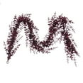 thumbnail image 1 of Vickerman 6' Burgundy Artificial Eucalyptus Glitter Garland., 1 of 5