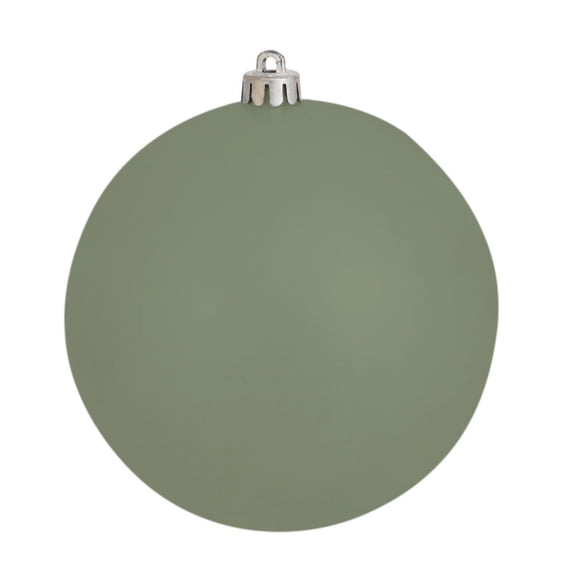 Vickerman 6" Celadon Candy Ball Ornament, 4 per Bag