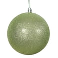 thumbnail image 1 of Vickerman 6" Celadon Glitter Ball Ornament, 4 per Bag, 1 of 7
