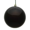 thumbnail image 1 of Vickerman 6" Chocolate Candy Ball Ornament, 4 per Bag, 1 of 5