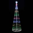 thumbnail image 1 of Vickerman 6' Christmas Show Tree with 200 Multi-Colored LED Lights., 1 of 2