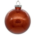 thumbnail image 1 of Vickerman 6" Clear Ball Christmas Ornament with Bittersweet Glitter Interior, 4 Pieces per bag, 1 of 1