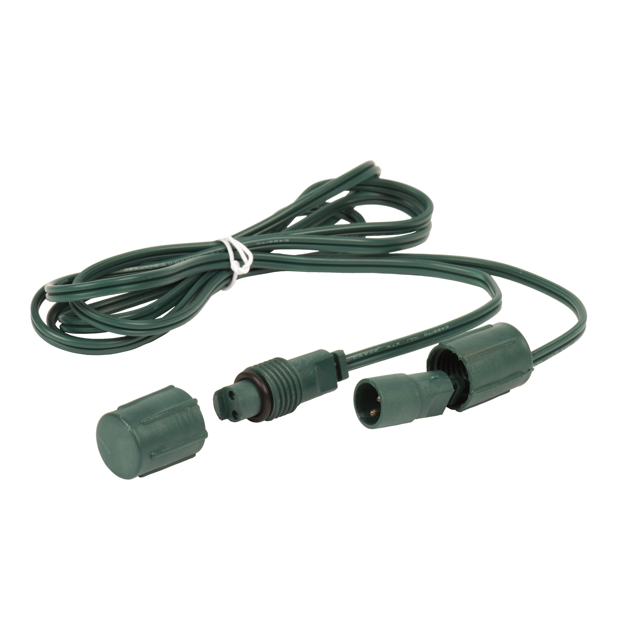 Vickerman 6' Coaxial Extension Cord for X6G6601PBG 50Lt Coaxal LED Set, 6/Bag. Green Wire.