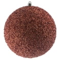 thumbnail image 1 of Vickerman 6" Copper Beaded Ball Ornament, 4 per Bag, 1 of 2