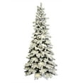 thumbnail image 1 of Vickerman 6' Flocked Kodiak Spruce Artificial Christmas Tree, Unlit, 1 of 5