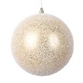 thumbnail image 1 of Vickerman 6" Gold Matte Snow Covered Ornament., 2 per bag., 1 of 1