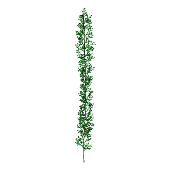 Vickerman 6' Green Glitter Berry Artificial Christmas Garland, Unlit