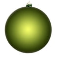 thumbnail image 1 of Vickerman 6" Juniper Green Shiny Ball Ornament, 4 per Bag, 1 of 7