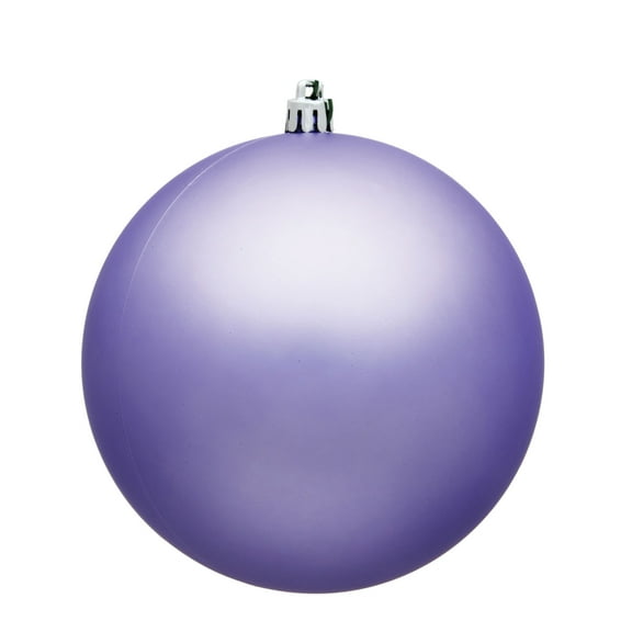 Vickerman 6" Lavender Matte Ball Ornament, 4 per Bag