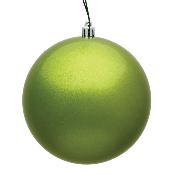 Vickerman 6" Lime Candy Ball Ornament, 4 per Bag