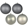 thumbnail image 1 of Vickerman 6" Limestone 4-Finish Ball Ornament, 4 per Box, 1 of 5