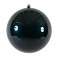 thumbnail image 1 of Vickerman 6" Midnight Blue Candy Ball Ornament, 4 per Bag, 1 of 2