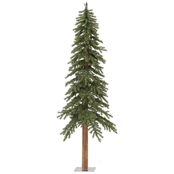 Vickerman 6' Natural Alpine Artificial Christmas Tree, Unlit - Faux Christmas Tree - Seasonal Indoor Home Decor