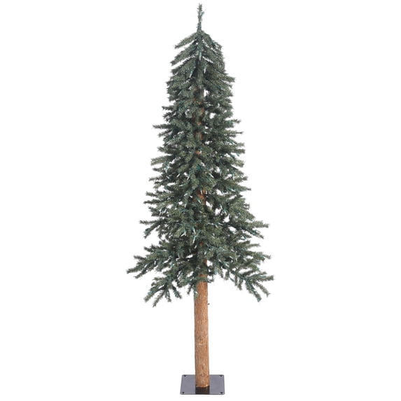 Vickerman 6' Natural Bark Alpine Artificial Christmas Tree, Unlit