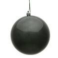 thumbnail image 1 of Vickerman 6" Pewter Candy Ball Ornament, 4 per Bag, 1 of 2