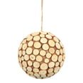 thumbnail image 1 of Vickerman 6" Pine Chip Ball Ornament, 1 of 2