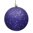 thumbnail image 1 of Vickerman 6" Purple Sequin Ball Ornament, 4 per Bag, 1 of 2