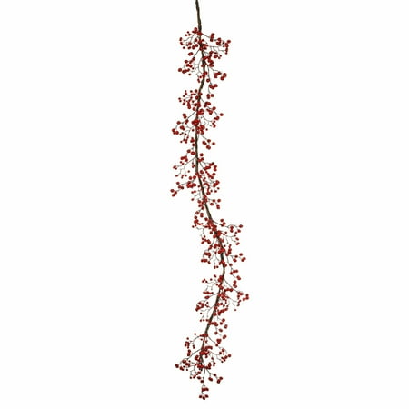 Vickerman 6' Red Mixed Berry Artificial Christmas Garland, Unlit